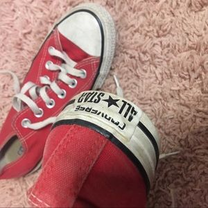 red allstar converse